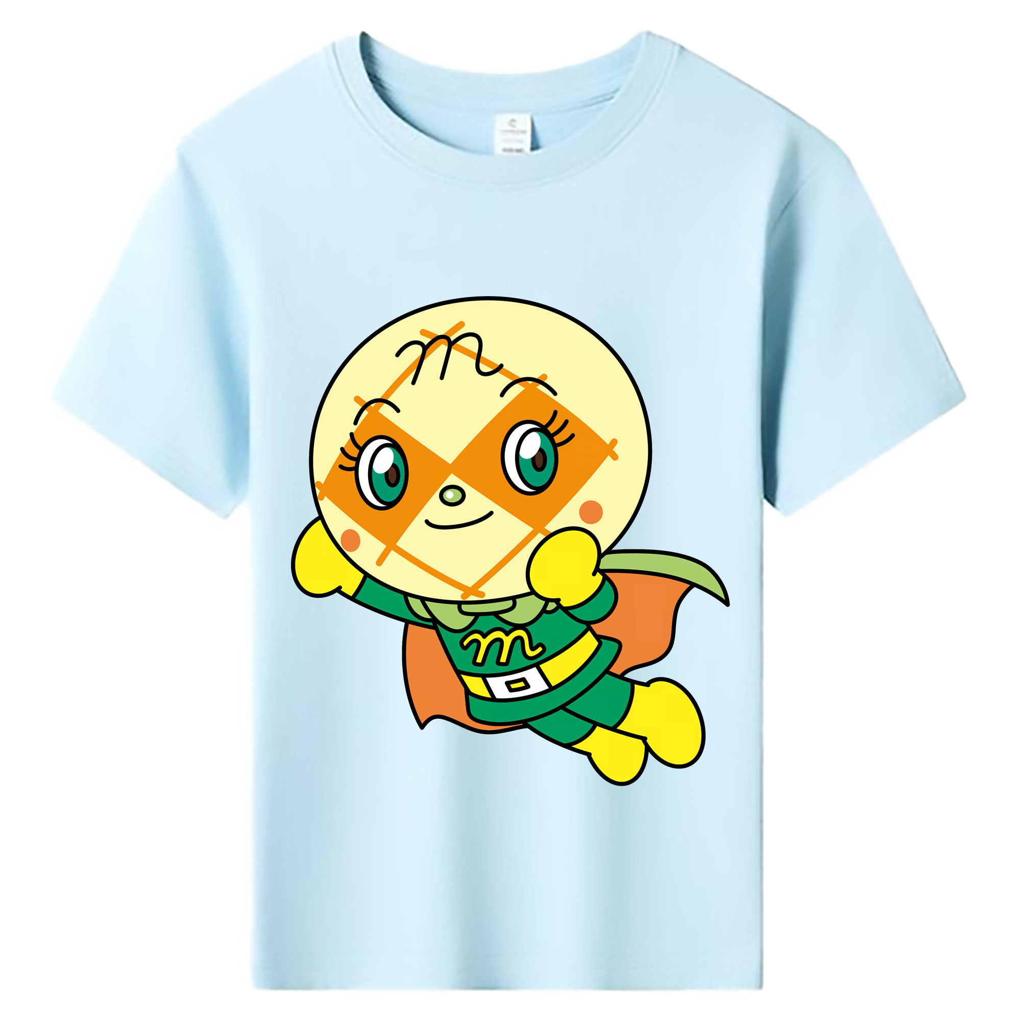 （画像用） アンパンマン Anpanman 綿100％キッズTシャツ（フロントプリント）